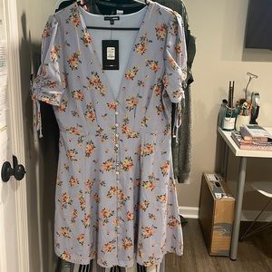 Fashion Nova Gentle Touch Floral Mini Dress